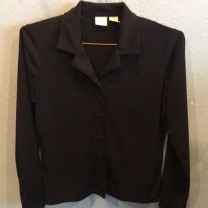 Marina black button down jacket/shirt